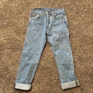 Levi Strauss boyfriend jeans